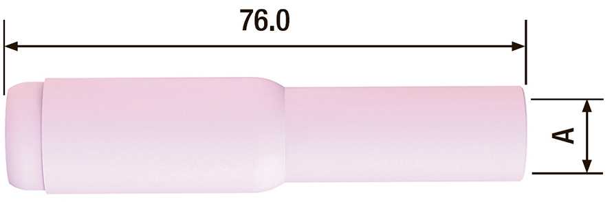 FUBAG Сопло керамическое №5L ф8 FB TIG 17-18-26 (FB10N49L) Аксессуары к горелкам TIG, MIG/MAG фото, изображение