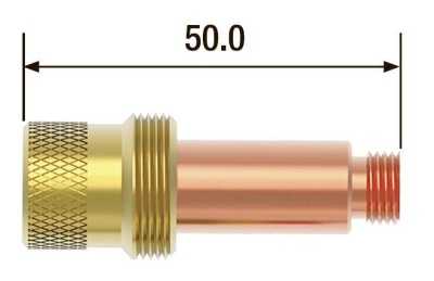 FUBAG Корпус цанги c газовой линзой ф1.6 FB TIG 17-18-26 (FB45V25) Аксессуары к горелкам TIG, MIG/MAG фото, изображение